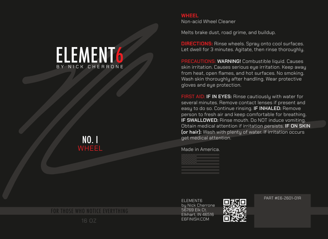 Element6 WHEEL bottle label