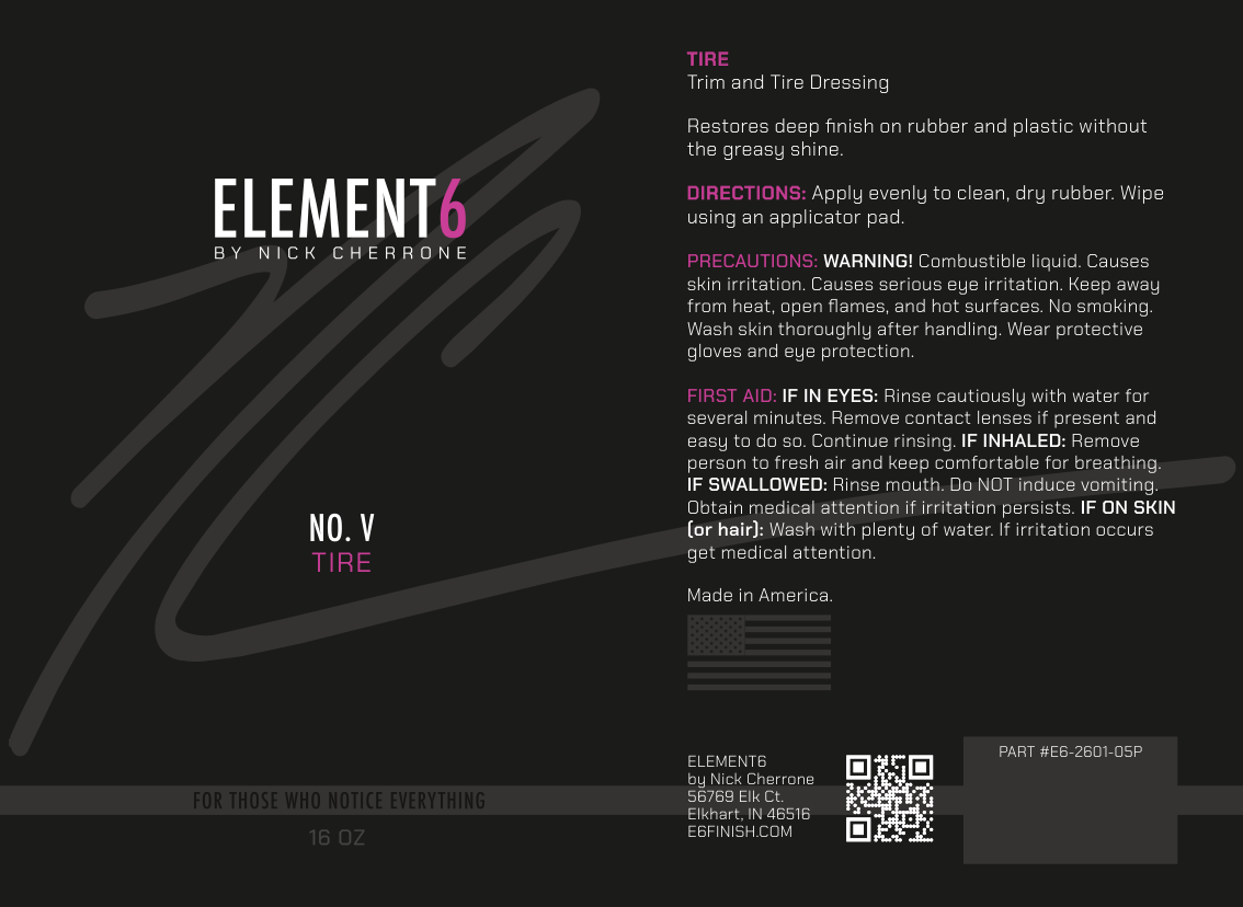 Element6 TIRE bottle label