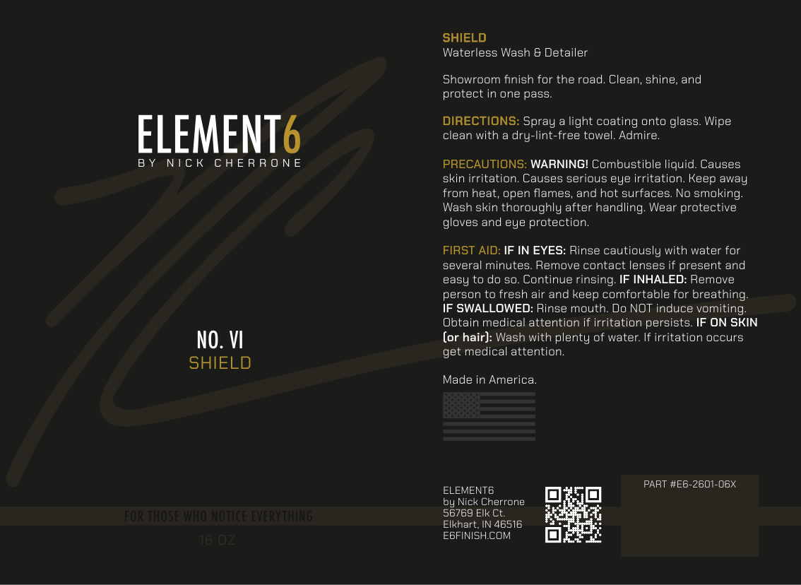 Element6 SHIELD bottle label